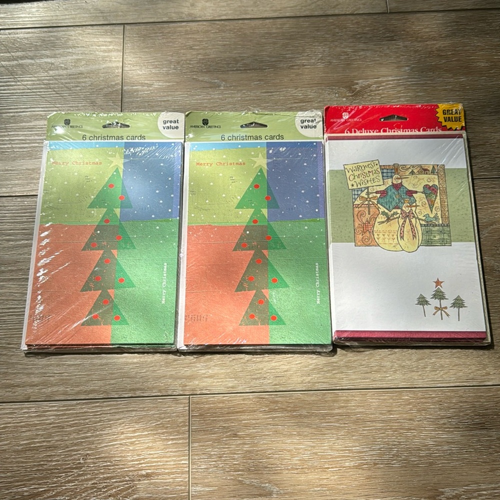 NWT Set of 3 6 Packs (18 Total) Christmas Holiday Cards